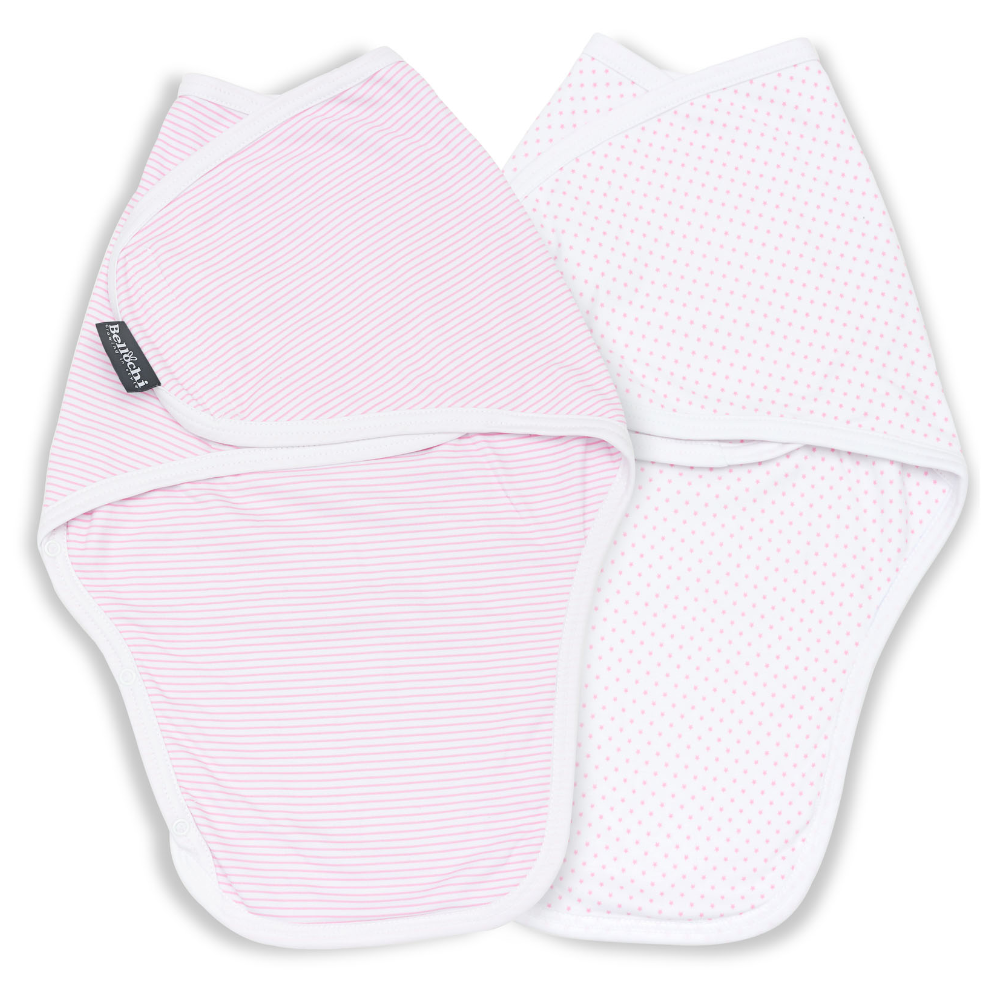 Set di 2 pezzi di fasciatoio per neonati MiMi rosa 0-3m