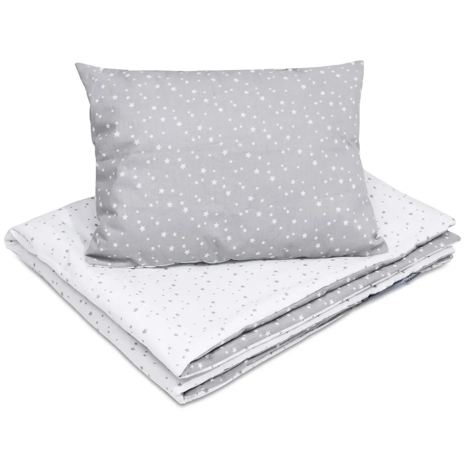 Set di biancheria da letto per bambini in cotone 2 pezzi, copripiumino per bambini 135×100 cm e federa 60×40 cm polaris