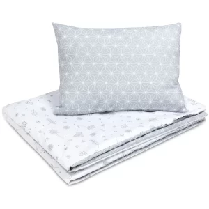 Set di biancheria da letto per bambini in cotone 2 pezzi con riempimento piumone per bambini 135x100 cm e cuscino 60x40 cm star copse