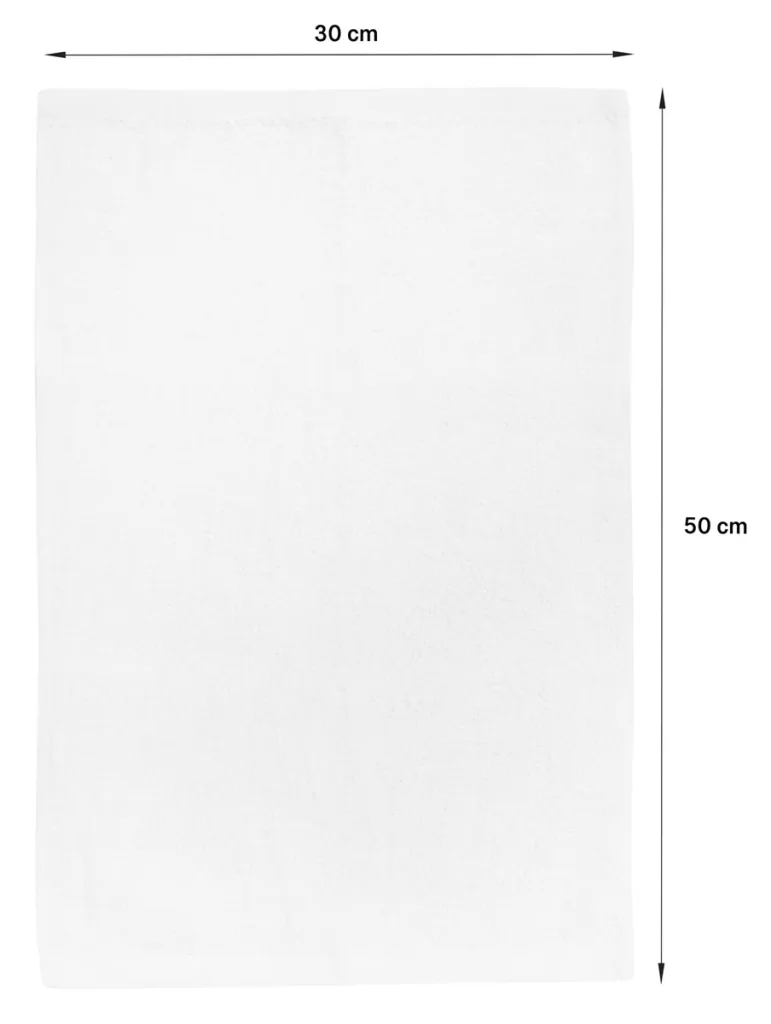 Set super da 14 pezzi di asciugamani da bagno in cotone Tango Hotel bianchi 400 g/m²