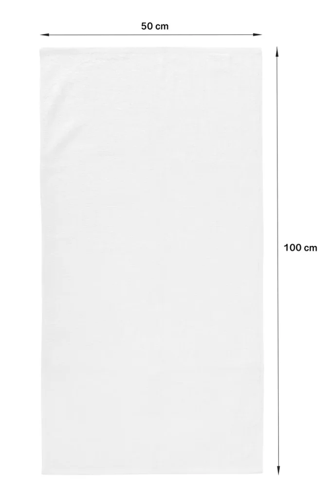 Set super da 14 pezzi di asciugamani da bagno in cotone Tango Hotel bianchi 400 g/m²
