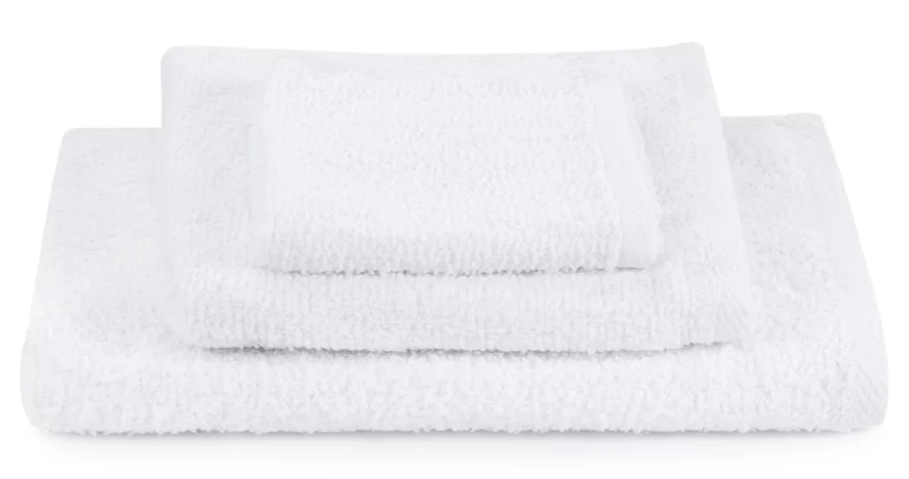 Set super da 14 pezzi di asciugamani da bagno in cotone Tango Hotel bianchi 400 g/m²