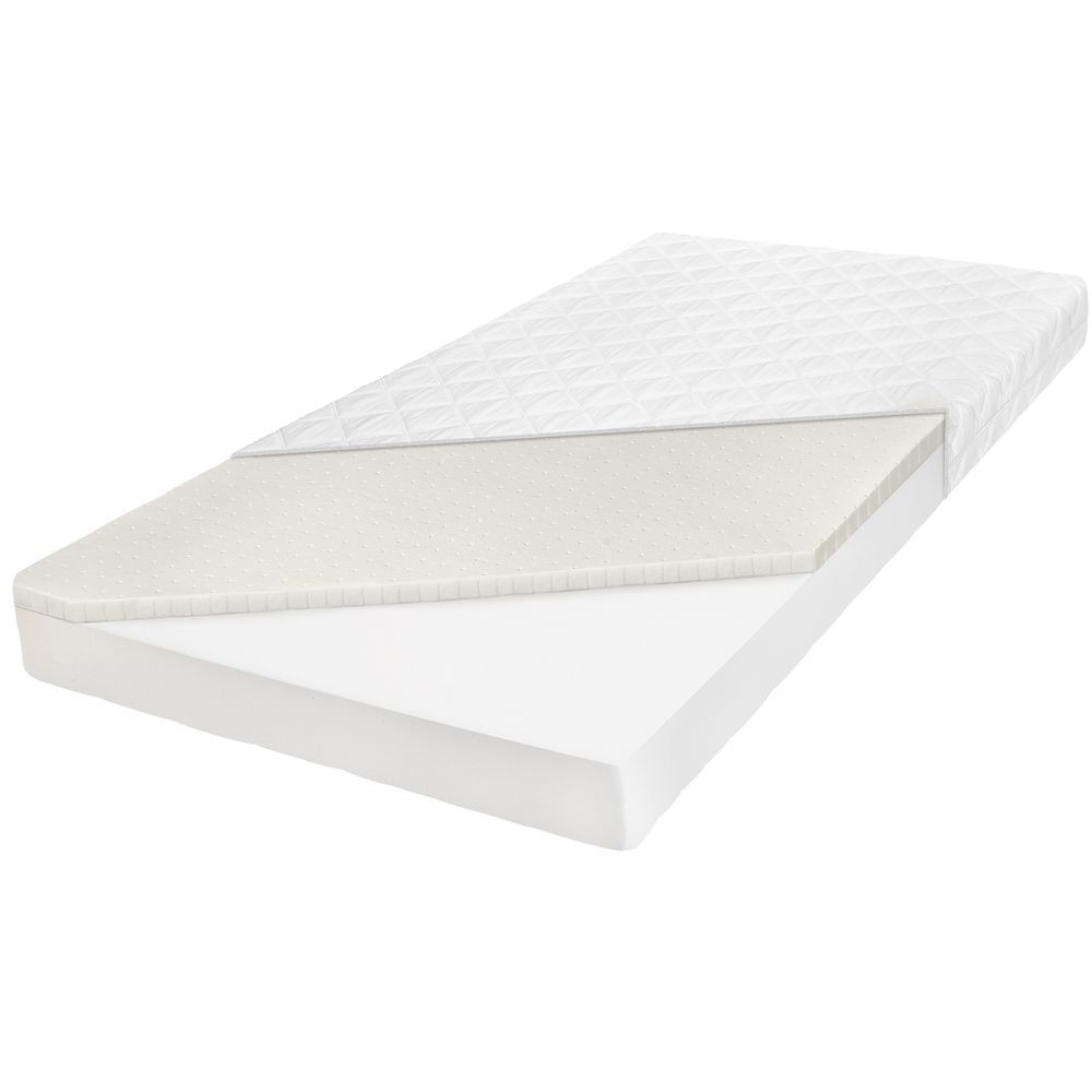 Materasso Super Latex in schiuma, spessore 12 cm, 80×160 cm, copertura rimovibile