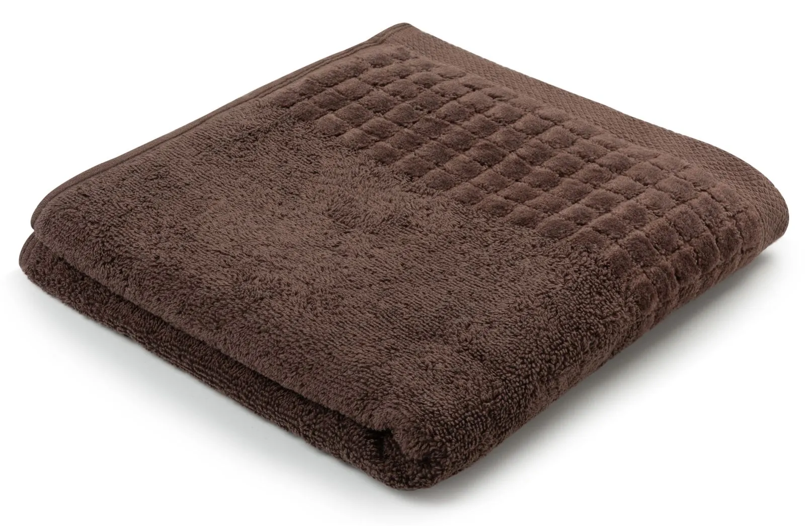 Asciugamano da mano Hotel Luxury Collection 100×50 cm Larisa cioccolato caffè 500 g/m²
