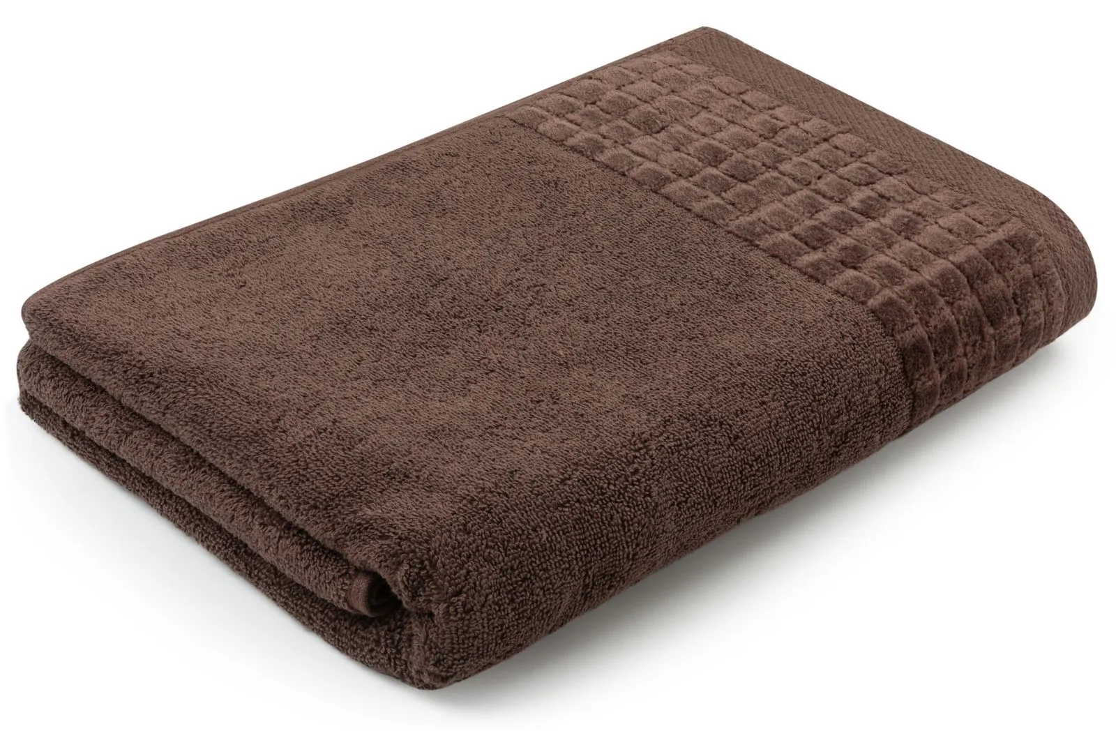 Asciugamani da bagno Hotel Luxury Collection 140×70 cm Larissa cioccolato caffè 500 g/m²