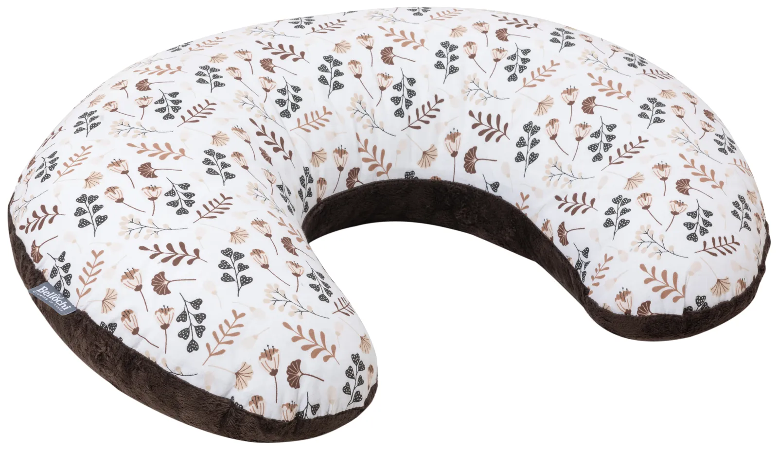 Cuscino da allattamento, cuscino da alimentazione 60×40 cm arcadia cioccolato con fodera rimovibile