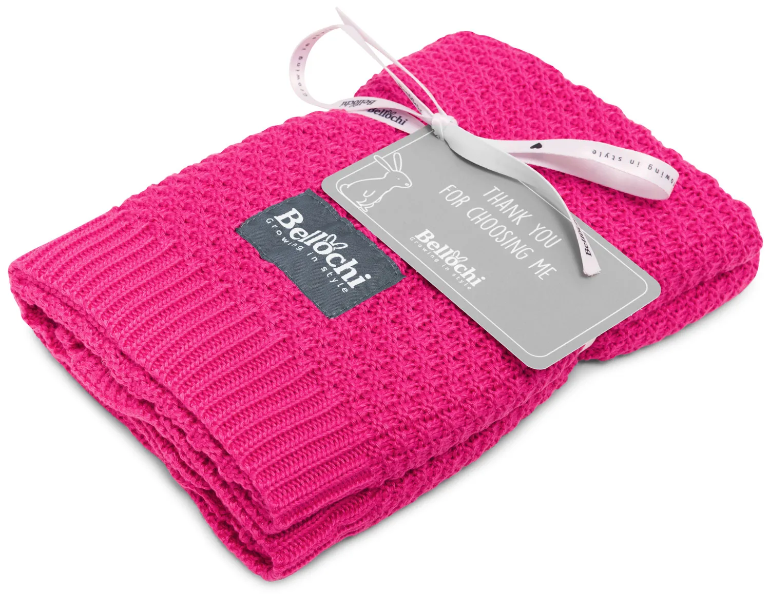 coperta in bambù 100×80 cm mallow – rosa 100% filato di bambù