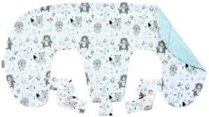 Fodera per cuscino di alimentazione gemellare a tema animaland