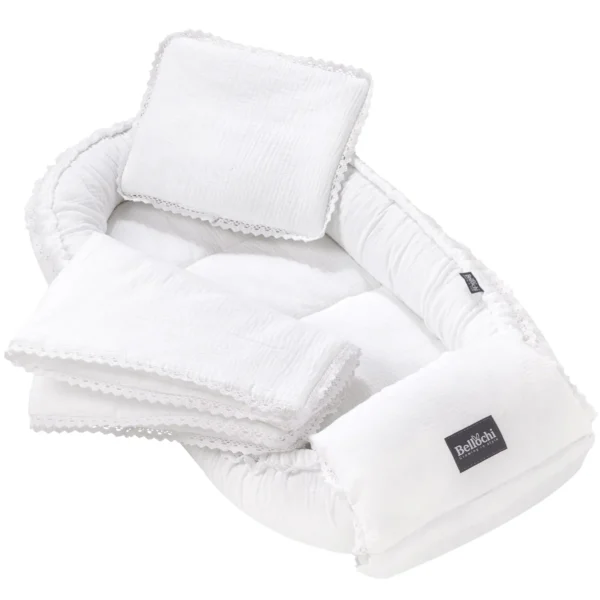 Bellochi collezioni - cuddly muslin white