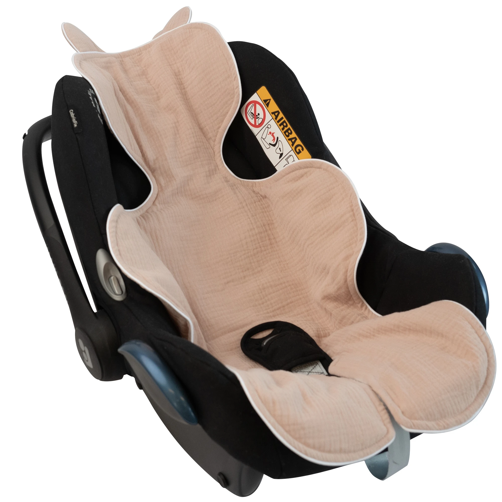 Copriseggiolino Auto Gruppo in Mussola Beige