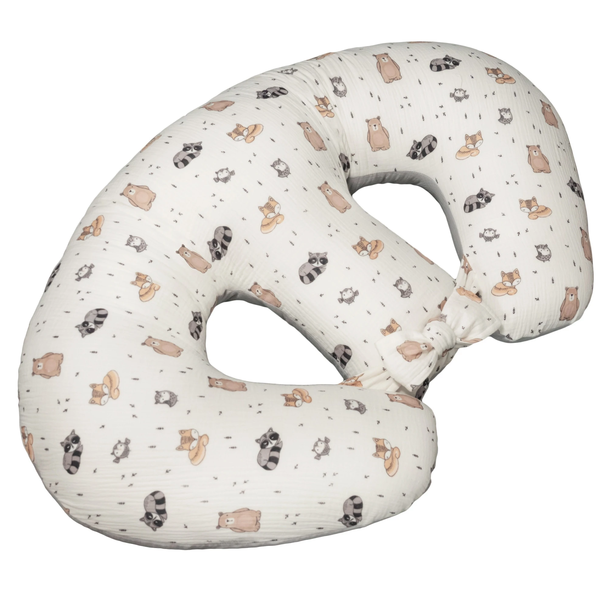 Cuscino Allattamento Gemelli in Cotone Boho